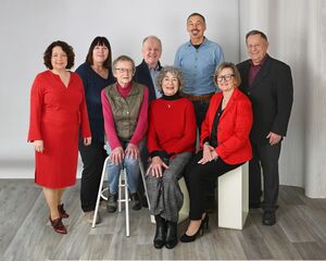 Von links: Ruth Müller, Kerstin Seinige, Gisela Hierl,Bernhard Bannes, Anita Gegenfurtner,Georg Steibl,