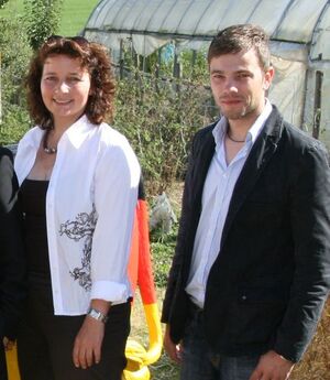 die beiden Kreisvorsitzenden Ruth Müller und Josef Kollmannsberger